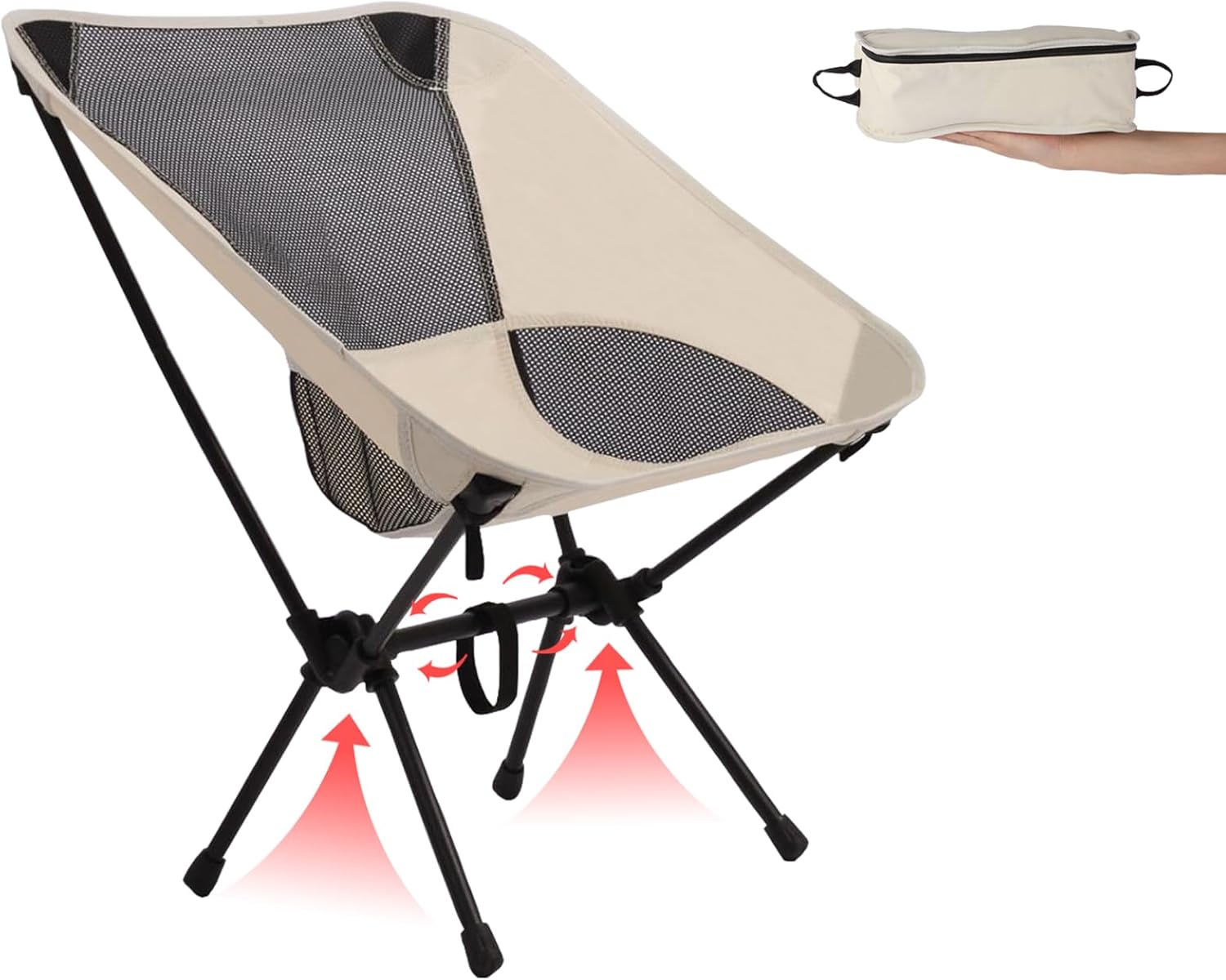 Camping Chairs,Lawn Chairs,Foldable Chair,Outdoor Chair,Backpacking Chair,Supports 330Lbs