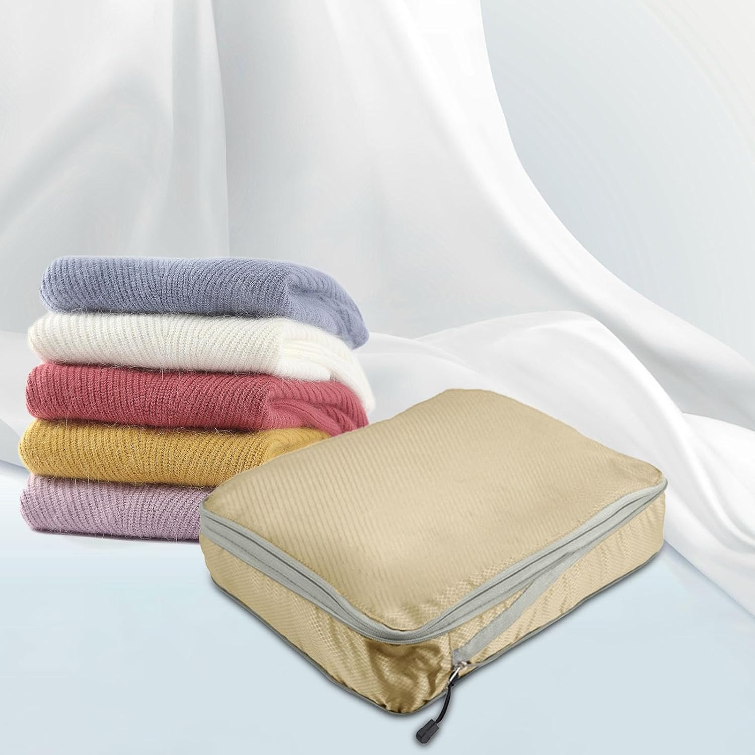 Packing Cube Suitcase Organizer Portable Travel Essentials Lightweight Luggage Organiser Travel Cubes for Socks Shoes Shirts936 - Image 5